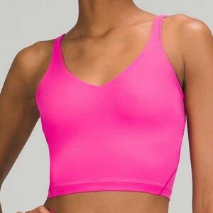 Lululemon sonic pink align tank 2, needs ironing
